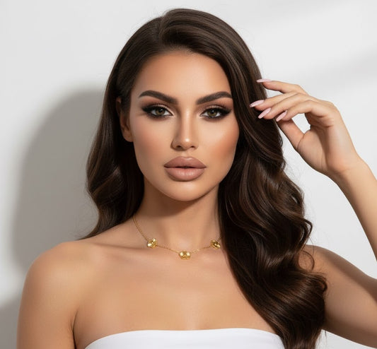 Golden Clover Necklace