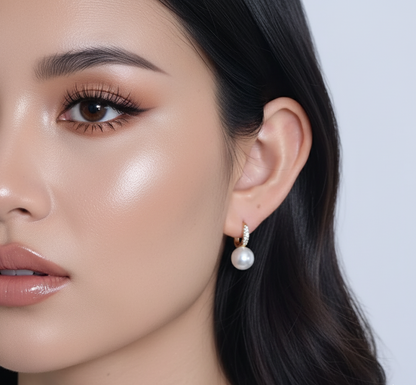 Elegant Pearl Drop Earrings