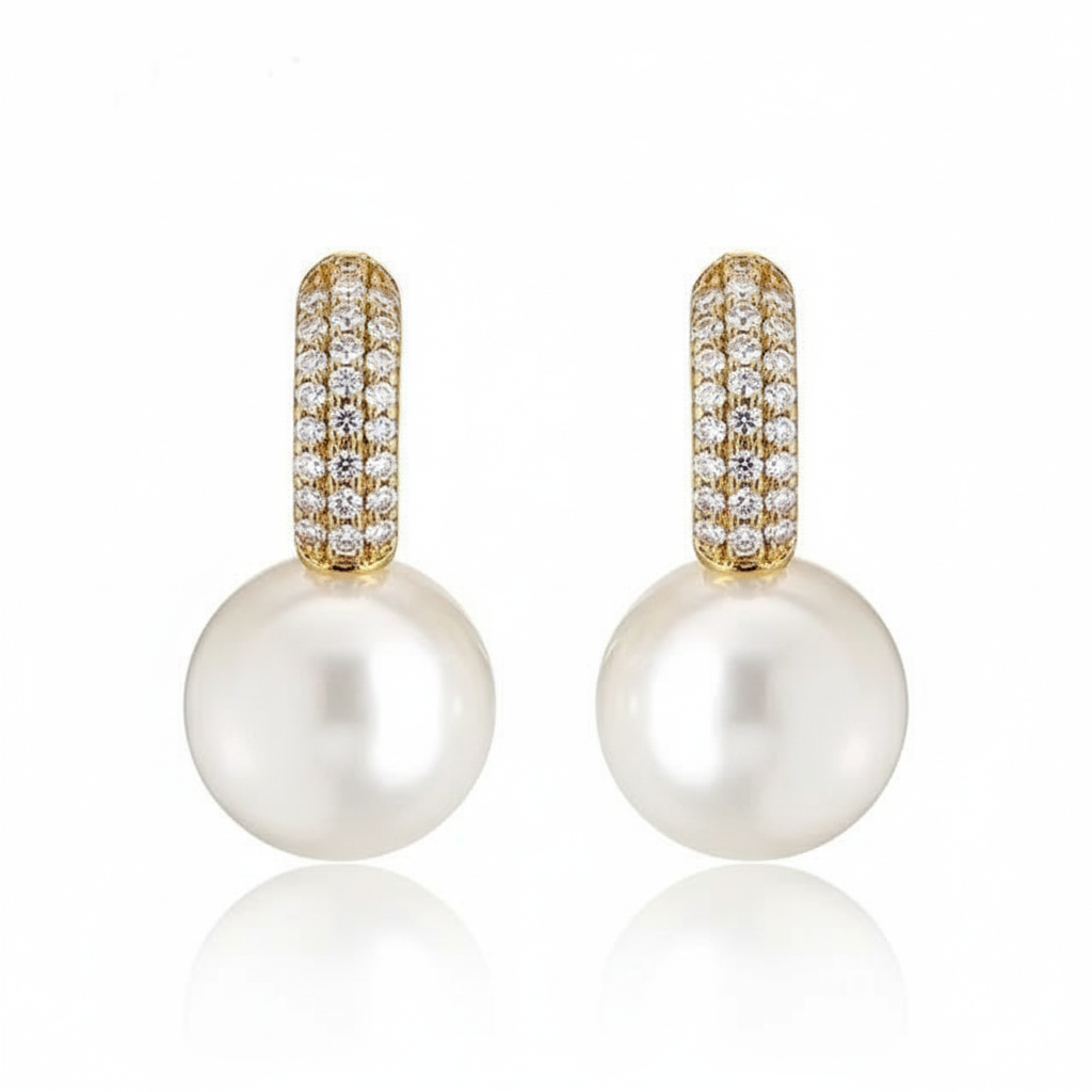Elegant Pearl Drop Earrings