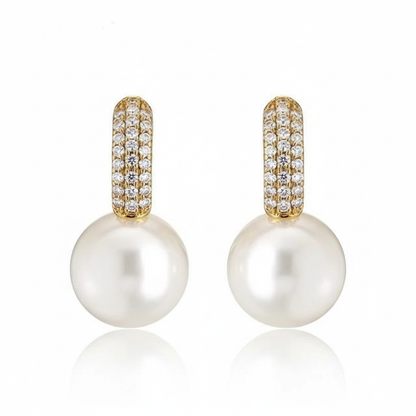 Elegant Pearl Drop Earrings