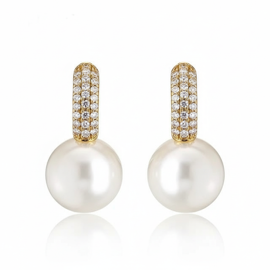 Elegant Pearl Drop Earrings