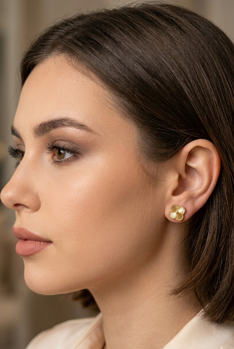 Clover Midnight Earrings