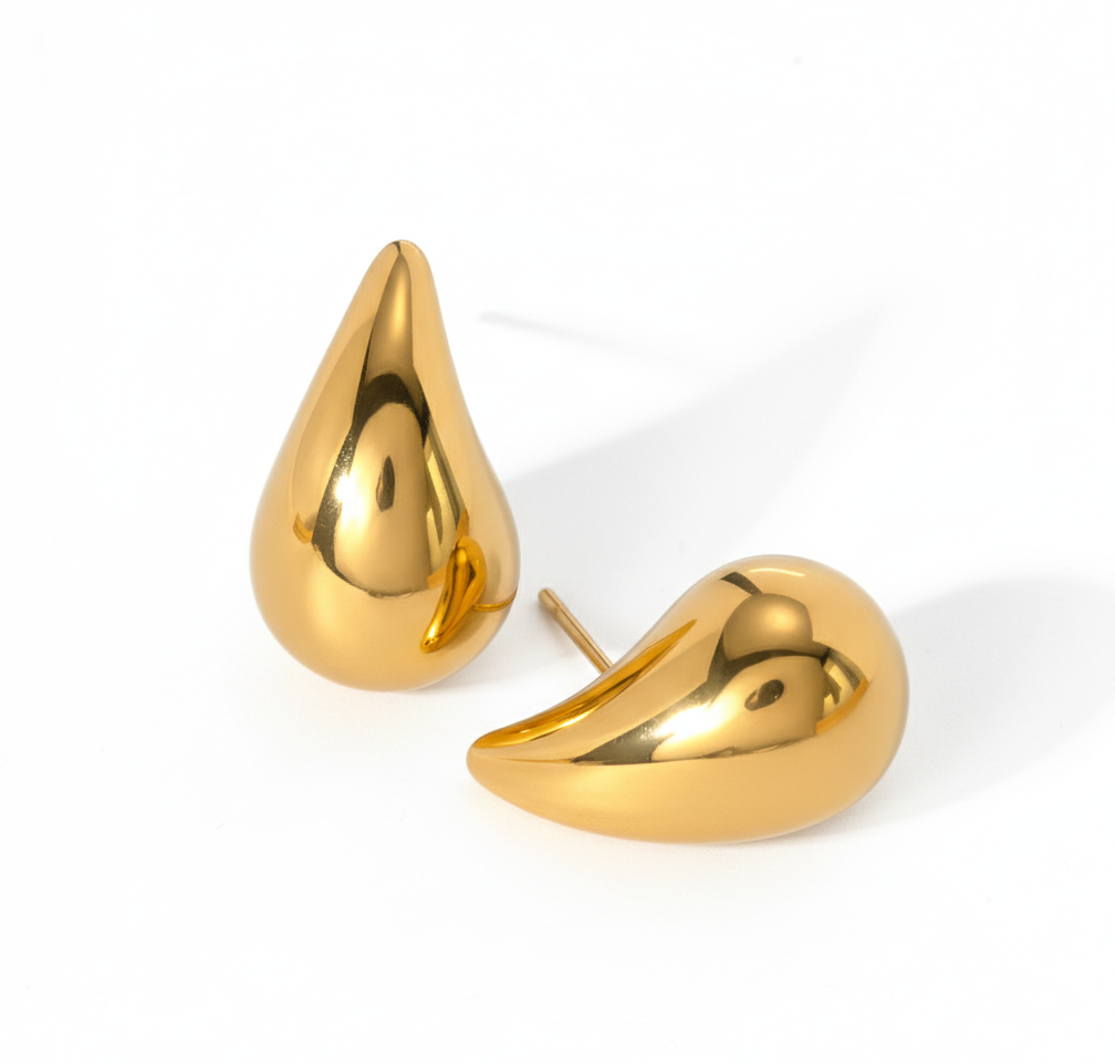 Sculpted Teardrop Earrings