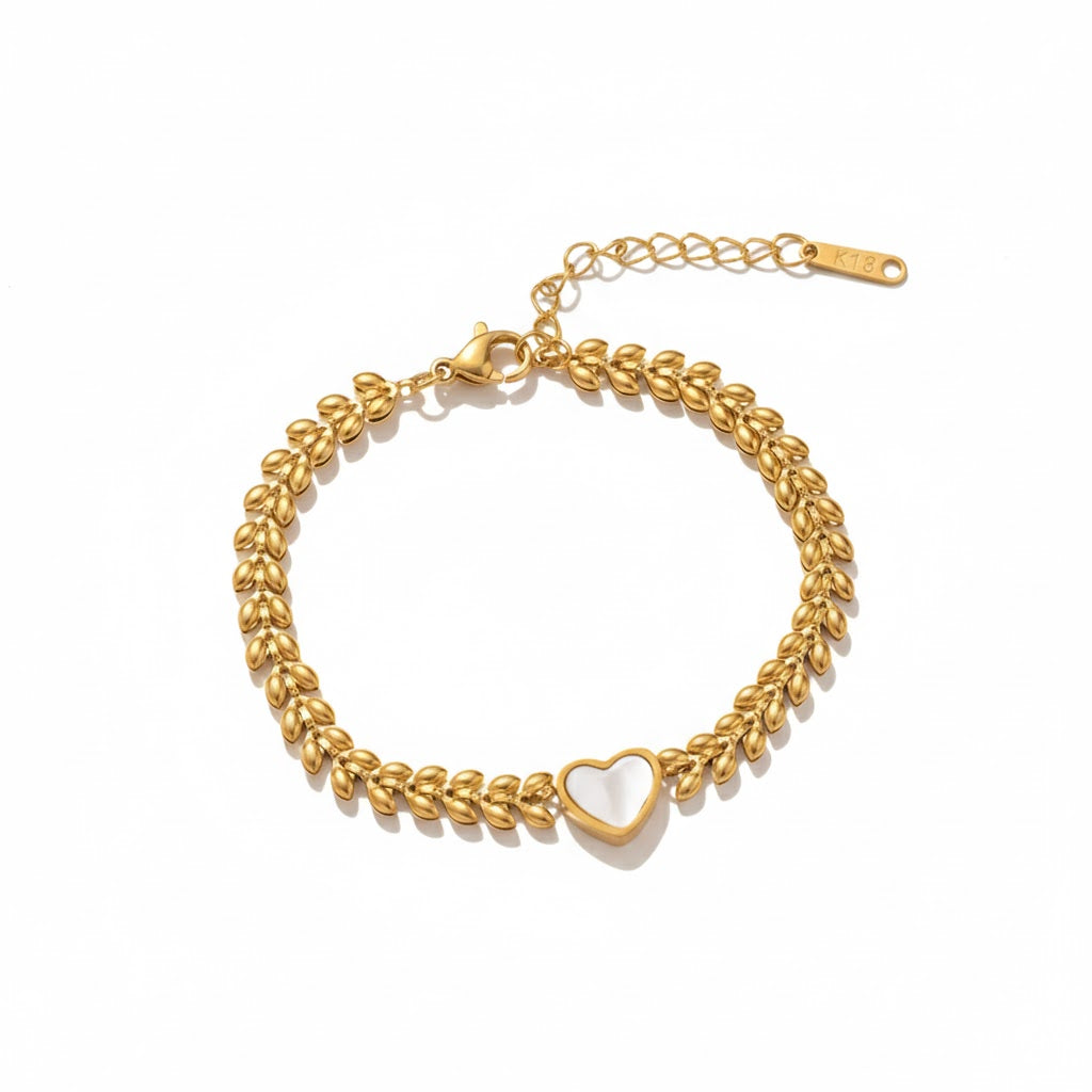 Heart Charm Bracelet