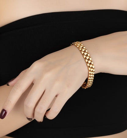 Gold Watch Band Bracelet