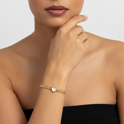 Heart Charm Bracelet