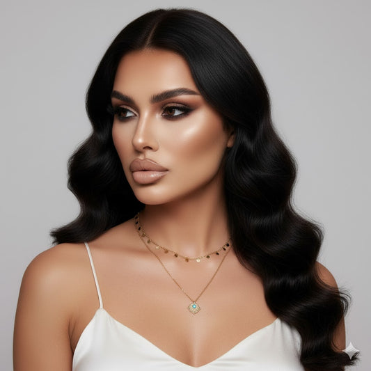 Layered Bohemian Turquoise Statement Necklace