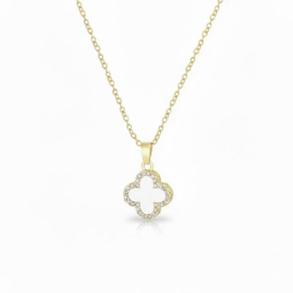 Reversible Four Leaf Necklace