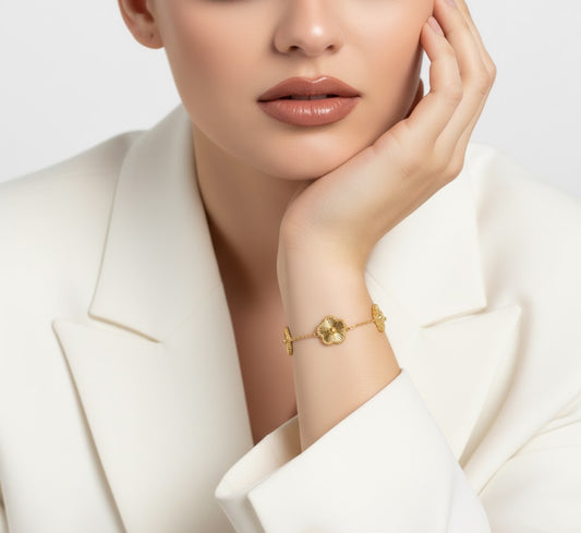 Golden Petal Bracelet