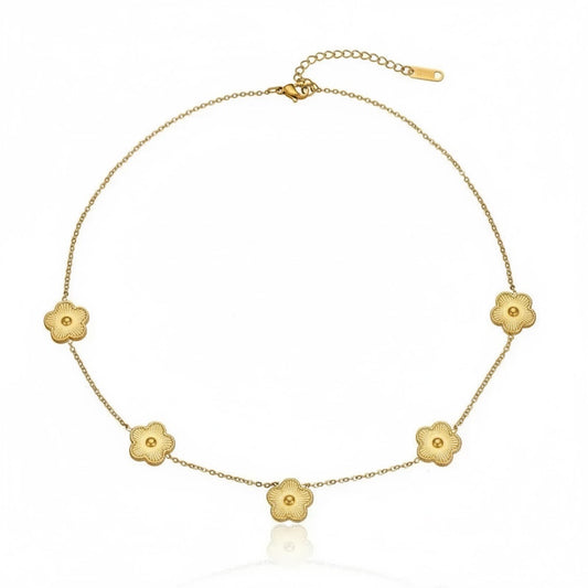 Golden Clover Necklace