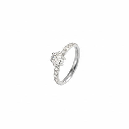 Solitaire Shine Ring