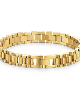Gold Watch Band Bracelet