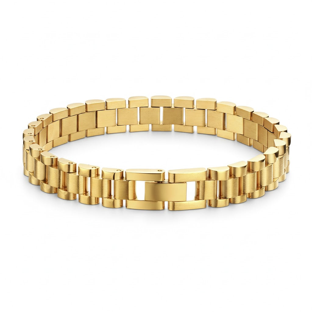 Gold Watch Band Bracelet