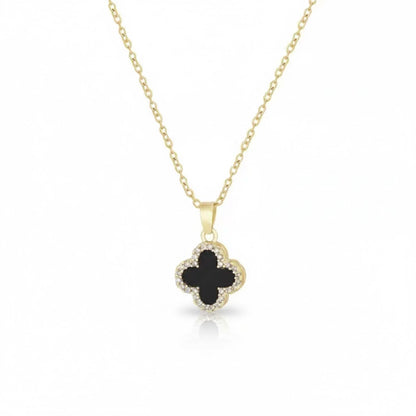 Reversible Four Leaf Necklace