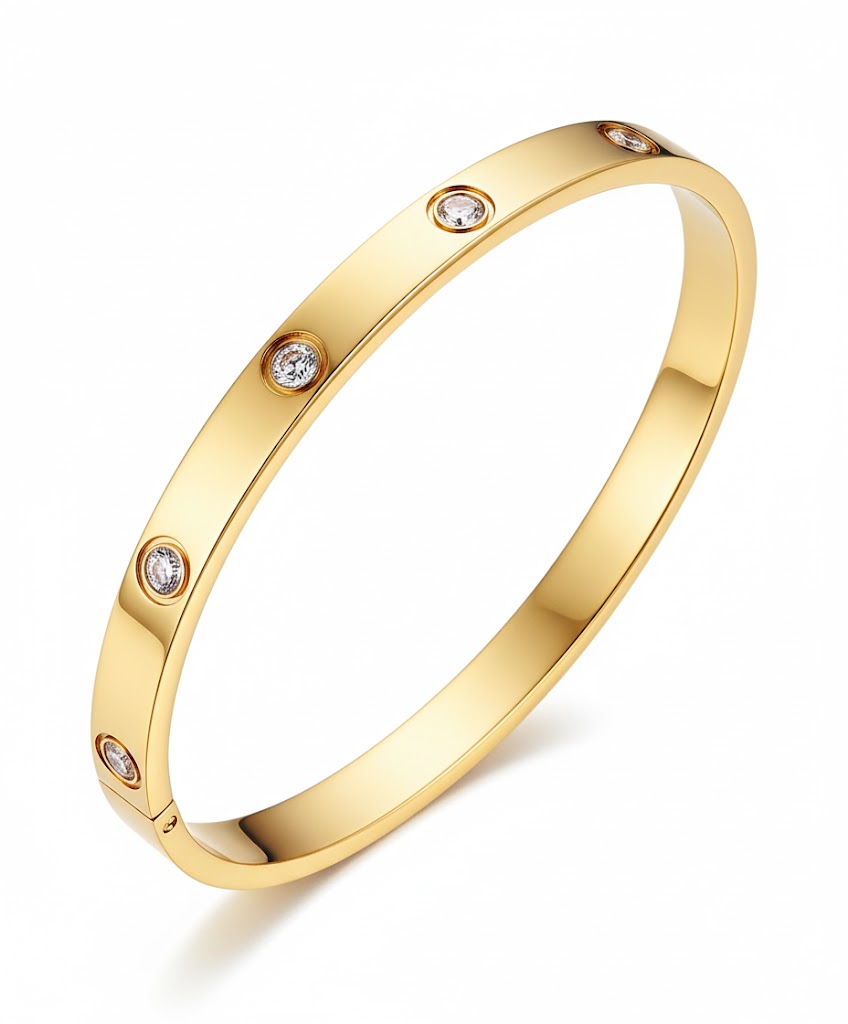 Stone Bangle Bracelet