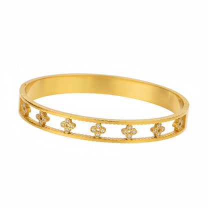 Clover Halo Bangle
