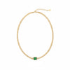 Emerald Cuban Choker