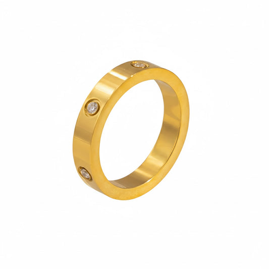 Gold Stone Ring
